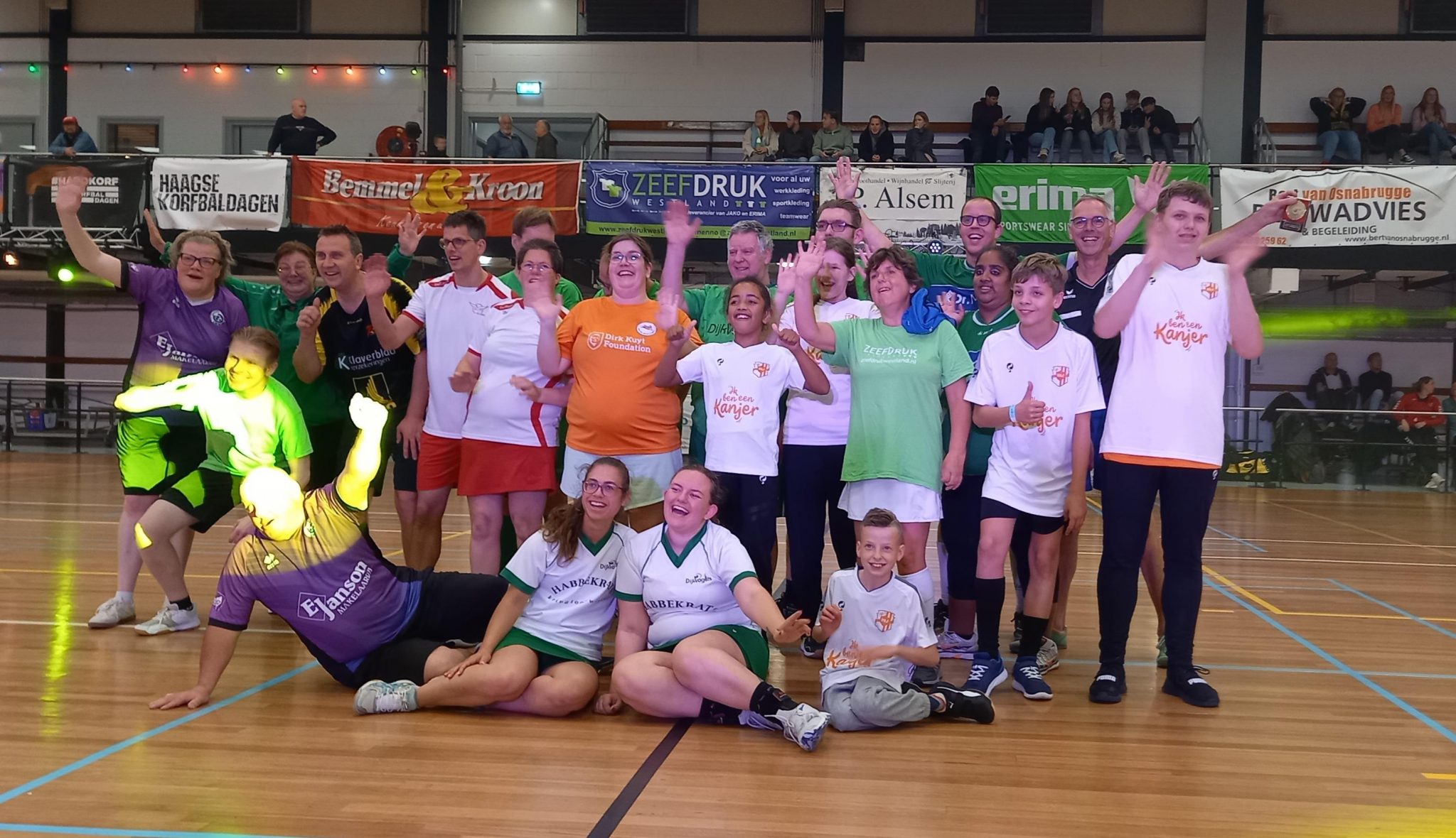 G korfbal bij het Haagse Korfbaldagen toernooi.