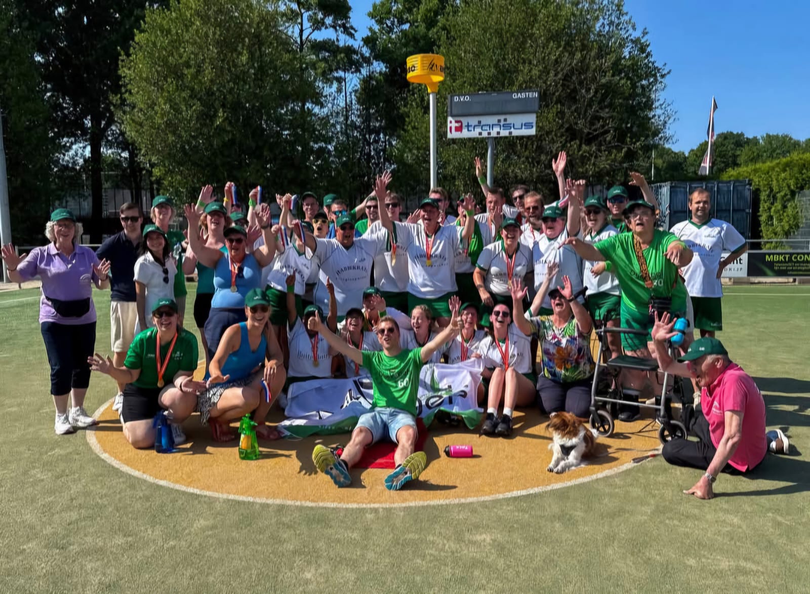 NK G-korfbalweekend een warm succes!