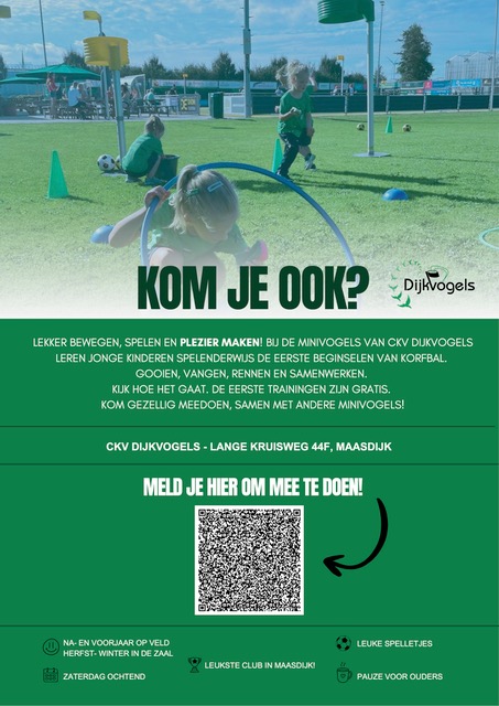 Minivogels zaterdag 5 september van start.