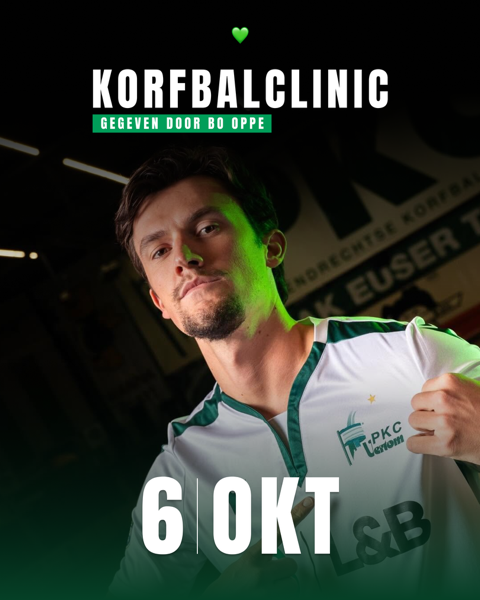 Dinsdag 6 oktober clinic met Bo Oppe